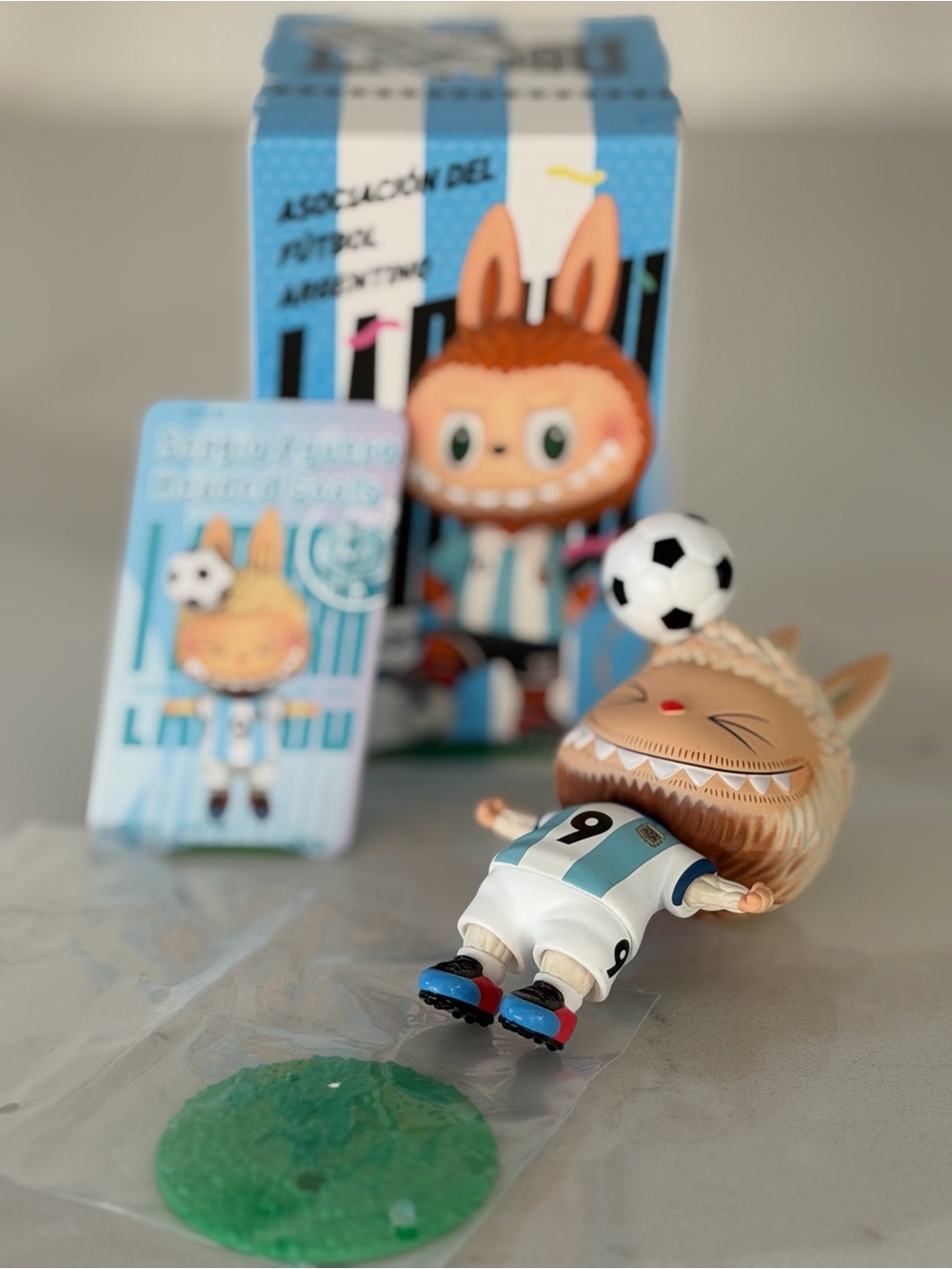 POP MART The MONSTERS Argentina Soccer Series: Sergio Aguero Headed Goals